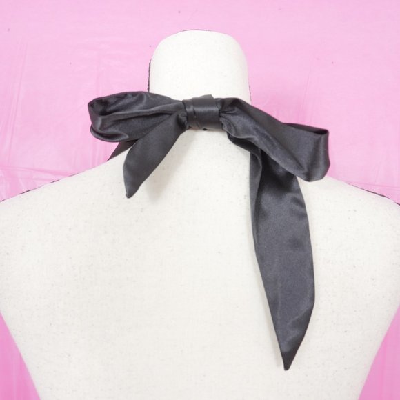 Arden B. Black Satin Halter Size S Party Dress - Picture 11 of 11